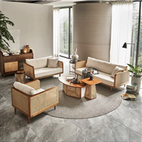 BÀN TRÀ RATTAN WOOD