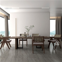 Bàn ăn dài gỗ tự nhiên – Thiết kế tối giản và sang trọng