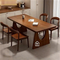 Bàn ăn gỗ tự nhiên phong cách kiến trúc – Thiết kế nghệ thuật