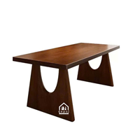 Bàn ăn gỗ tự nhiên phong cách kiến trúc – Thiết kế nghệ thuật