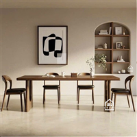 Bàn ăn gỗ tự nhiên phong cách kiến trúc – Thiết kế nghệ thuật