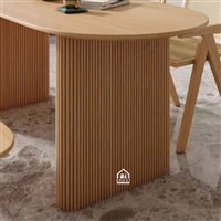 Bàn ăn gỗ tự nhiên hiện đại, nhiều kiểu dáng và màu sắc