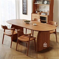 Bàn ăn gỗ tự nhiên hiện đại, nhiều kiểu dáng và màu sắc