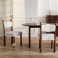 Ghế ăn gỗ tự nhiên bọc nệm cao cấp | Nội thất IKI DEPOT