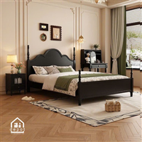 Giường Anthea phong cách Indochine | IKI DEPOT