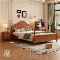 Giường Anthea phong cách Indochine | IKI DEPOT