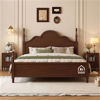 Giường Anthea phong cách Indochine | IKI DEPOT