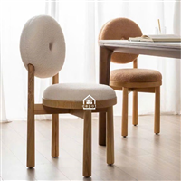 Ghế Mochi – Ghế ăn bọc nệm thiết kế lưng tròn mềm mại | IKI DEPOT