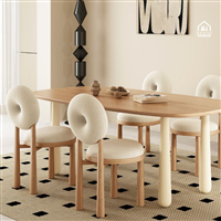 Ghế Mochi – Ghế ăn bọc nệm thiết kế lưng tròn mềm mại | IKI DEPOT