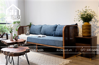 GHẾ SOFA NAN GỖ DEDAR KẸP MÂY