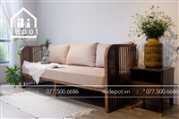 GHẾ SOFA NAN GỖ DEDAR KẸP MÂY