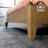 GIƯỜNG GỖ ASK - ĐẦU GIƯỜNG KHUNG GỖ CĂNG MÂY 01