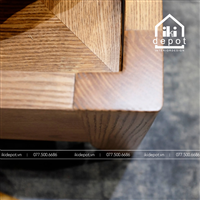 GIƯỜNG GỖ ASK - ĐẦU GIƯỜNG KHUNG GỖ CĂNG MÂY 01