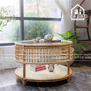 BÀN MÂY TRÒN BEVERLY 01