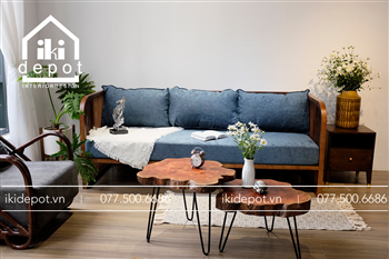 GHẾ SOFA NAN GỖ DEDAR KẸP MÂY