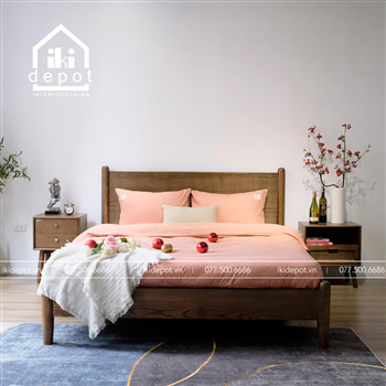 GIƯỜNG GỖ IKI001