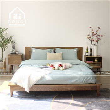 GIƯỜNG GỖ IKI004