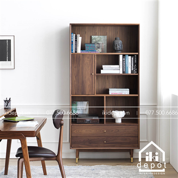 KỆ SÁCH 2 NGĂN KÉO IKI001